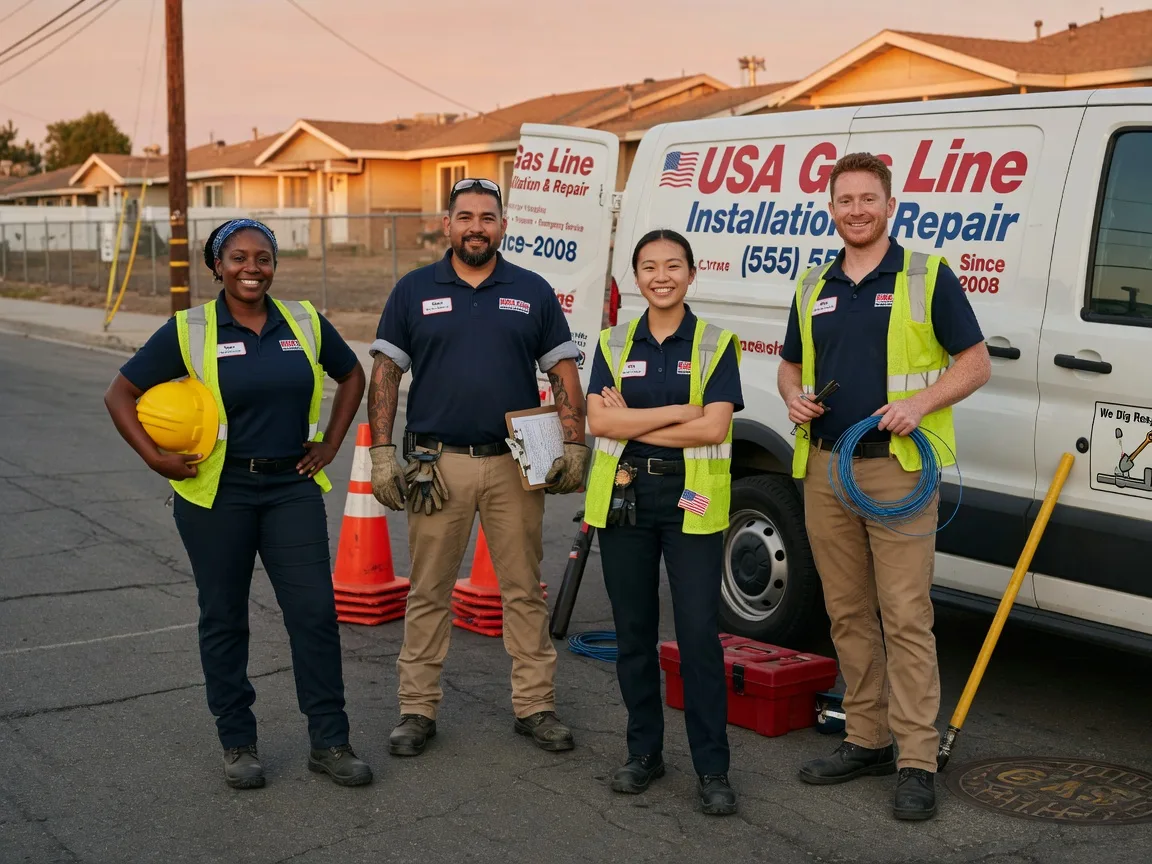 Gas Line Installation company in Bernard, IA